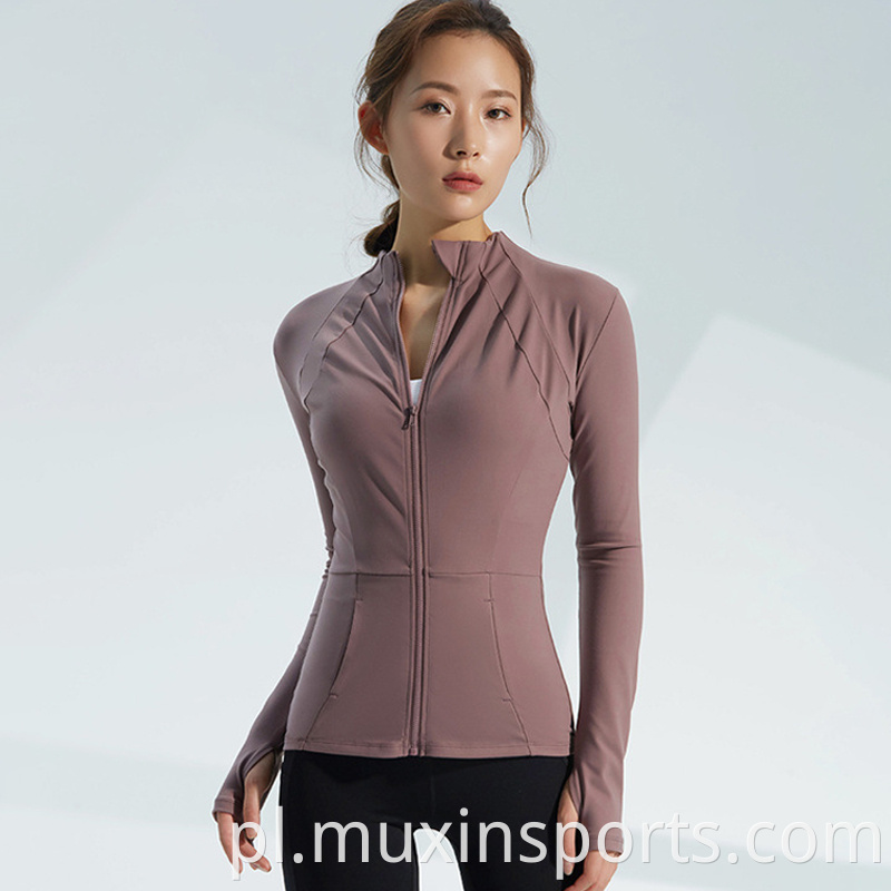 Stand Neck Women Jacket